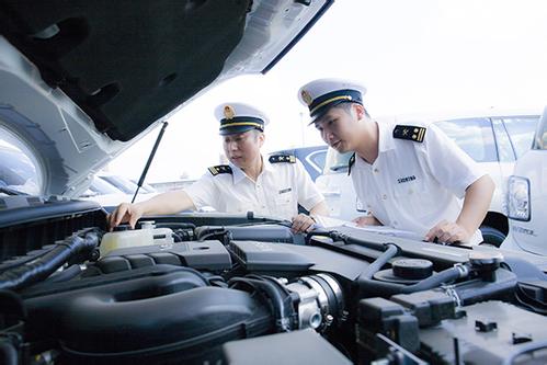 車輛暫時進出口進口前的工作是怎么做的？